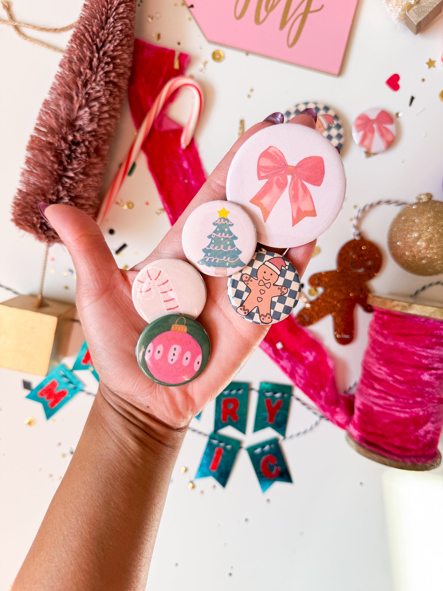 Christmas button bundle