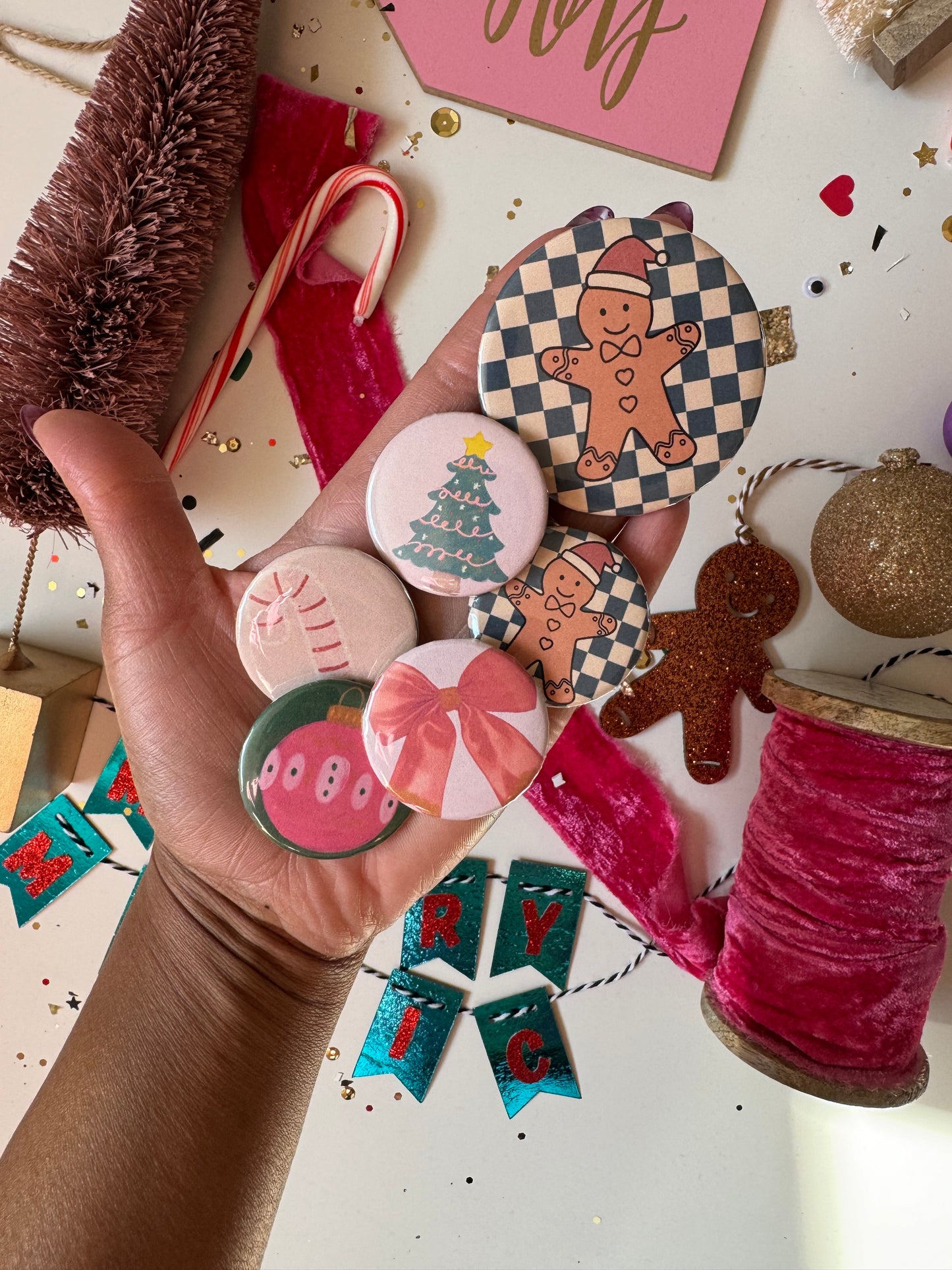 Christmas button bundle