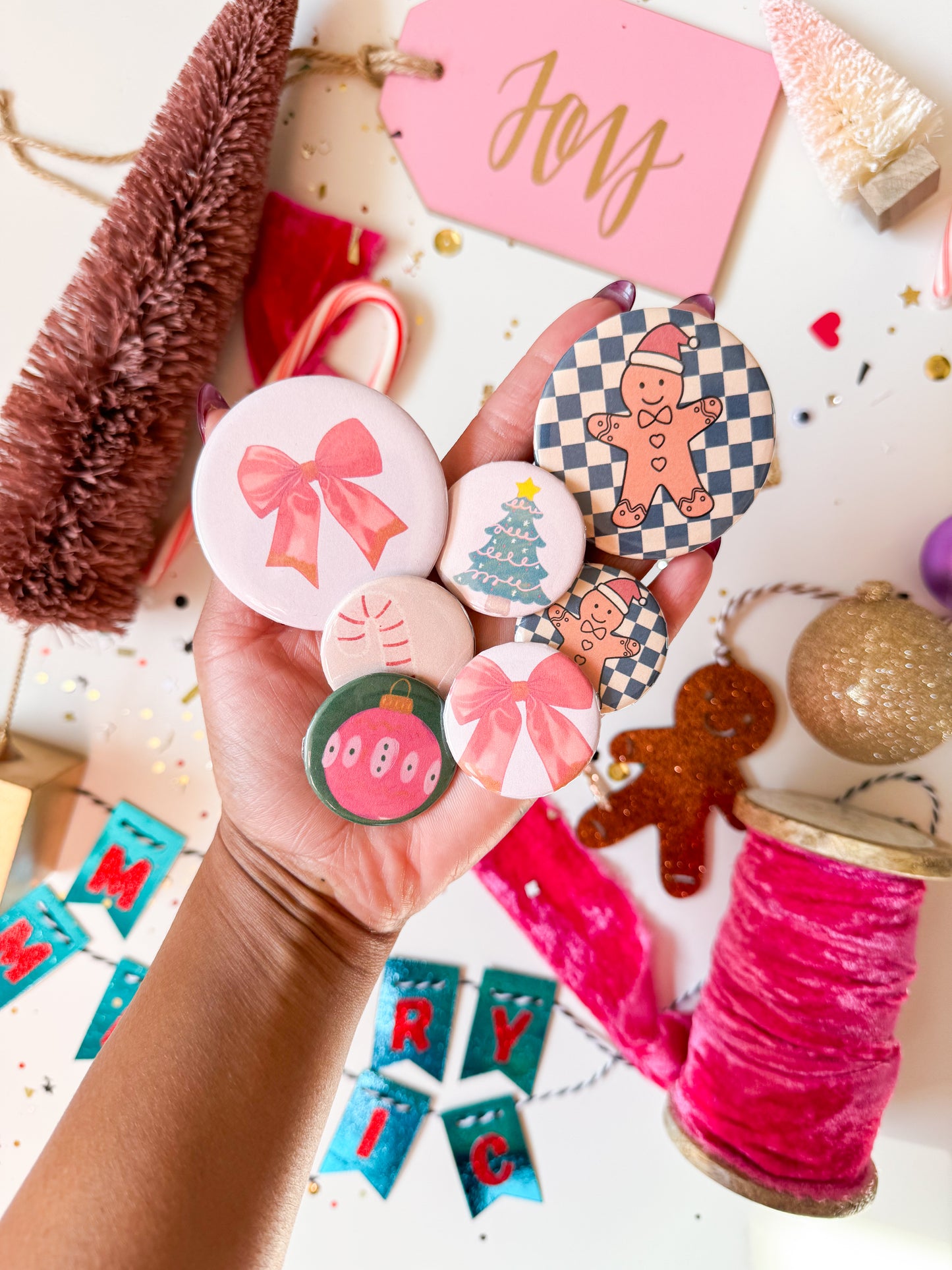 Christmas button bundle