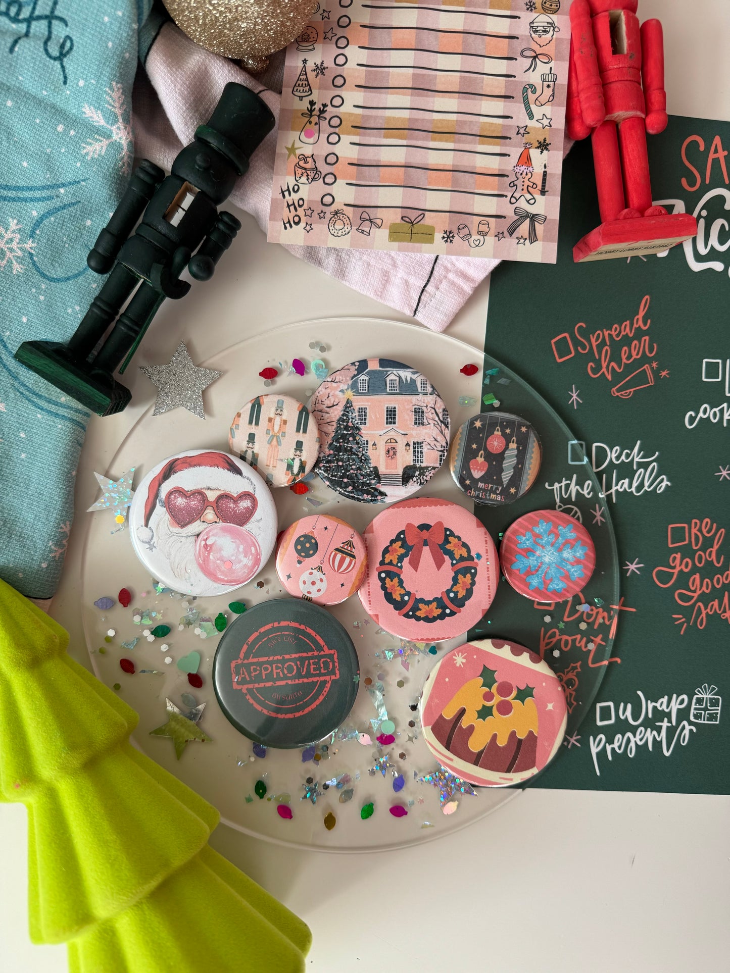 Holiday Buttons