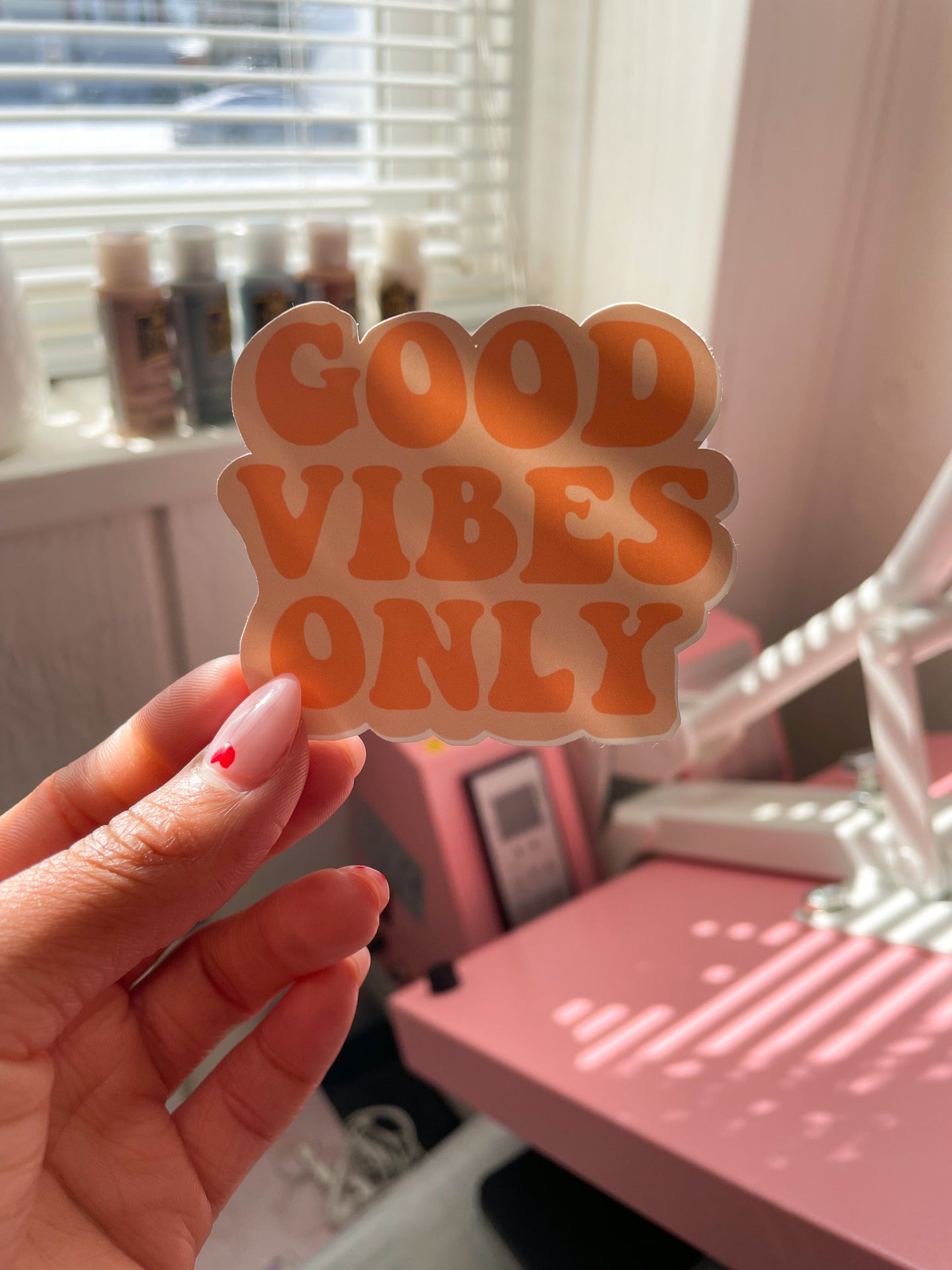 Good Vibes Only Sticker